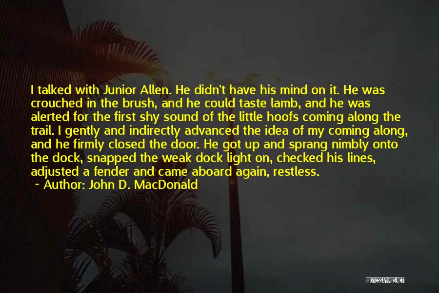 The Restless Mind Quotes By John D. MacDonald