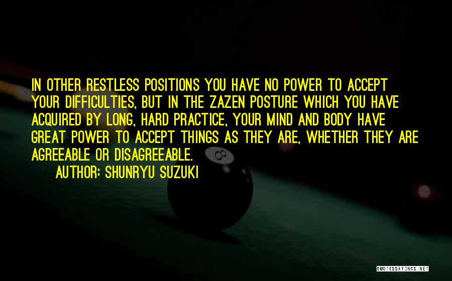 The Restless Mind Quotes By Shunryu Suzuki