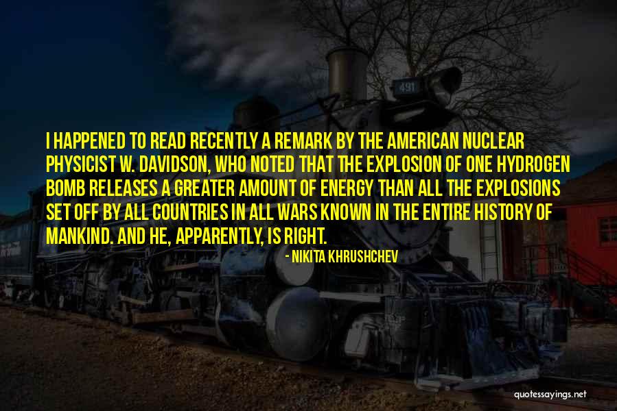 The Right Energy Quotes By Nikita Khrushchev The Right Energy Quotes By Nikita Khrushchev