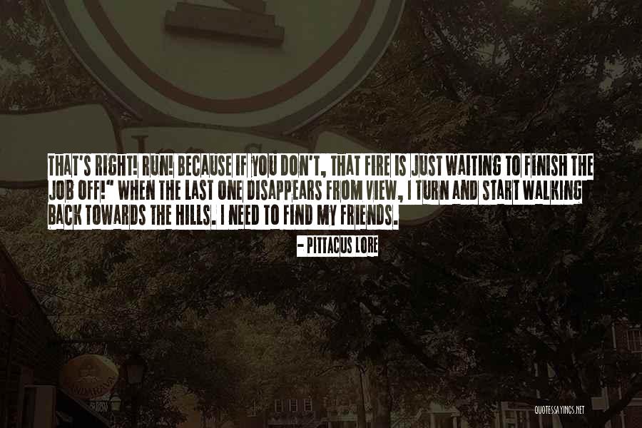 The Right Friends Quotes By Pittacus Lore