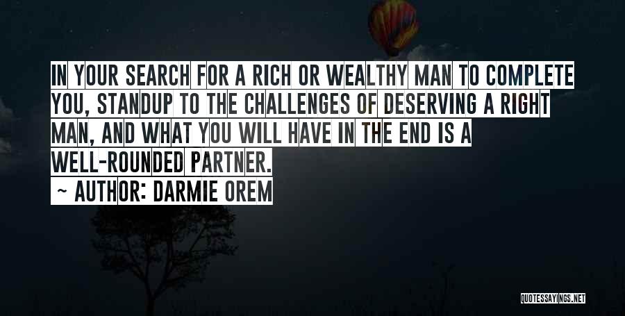 The Right Partner Quotes By Darmie Orem