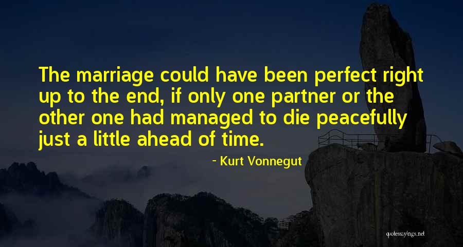 The Right Partner Quotes By Kurt Vonnegut The Right Partner Quotes By Kurt Vonnegut