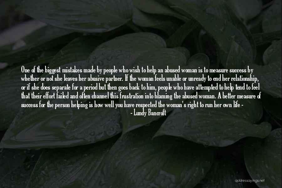 The Right Partner Quotes By Lundy Bancroft The Right Partner Quotes By Lundy Bancroft