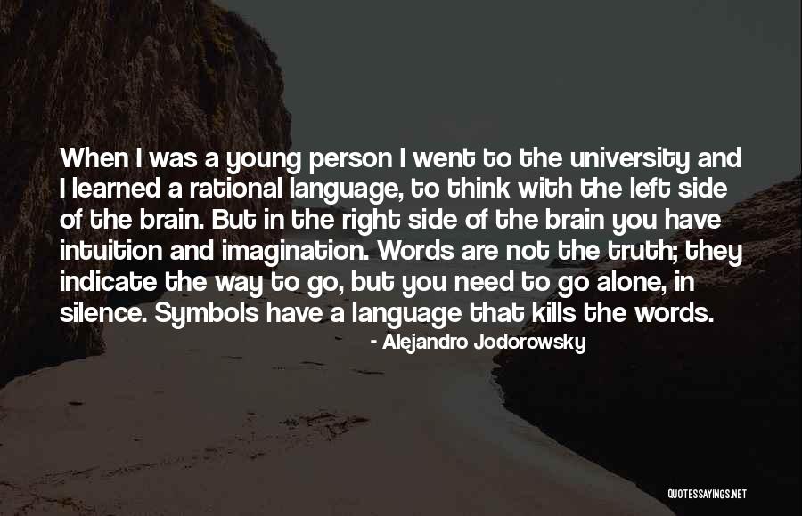 The Right Side Of The Brain Quotes By Alejandro Jodorowsky The Right Side Of The Brain Quotes By Alejandro Jodorowsky