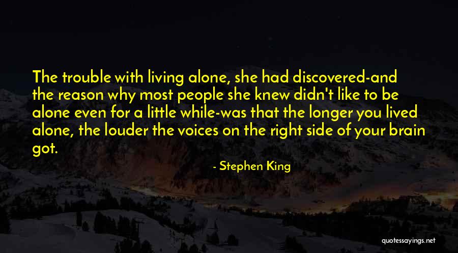 The Right Side Of The Brain Quotes By Stephen King The Right Side Of The Brain Quotes By Stephen King