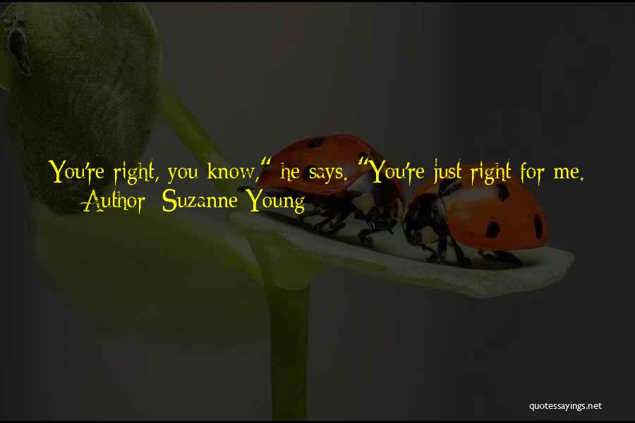 The Right Time For Love Quotes By Suzanne Young