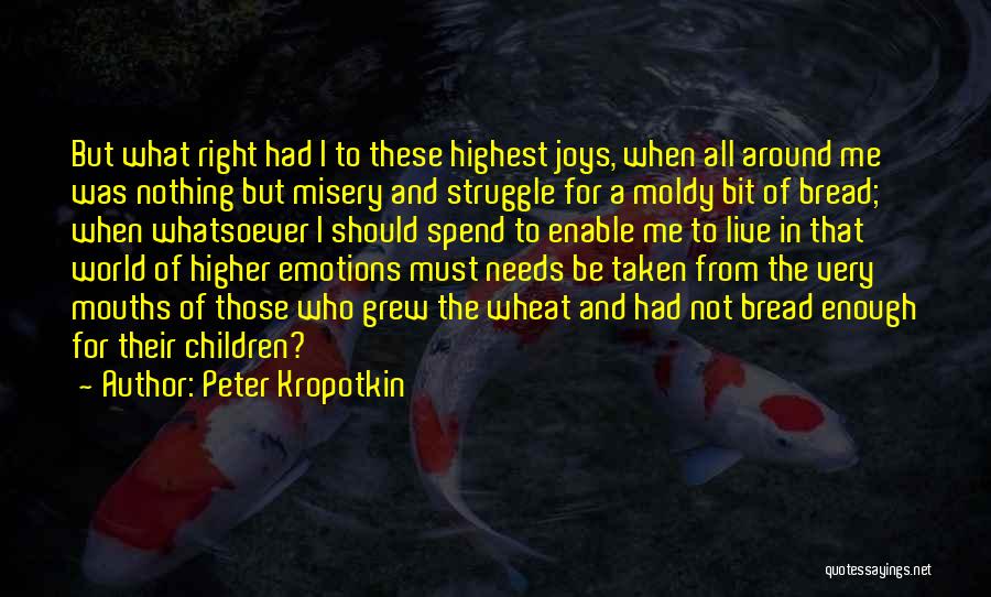 The Right To Live Quotes By Peter Kropotkin