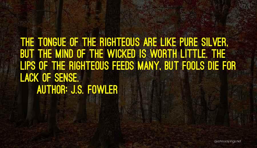 The Righteous Mind Quotes By J.S. Fowler