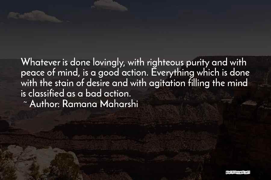 The Righteous Mind Quotes By Ramana Maharshi