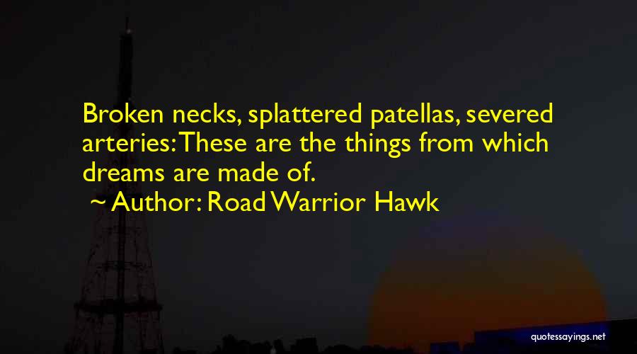 The Road Dream Quotes By Road Warrior Hawk