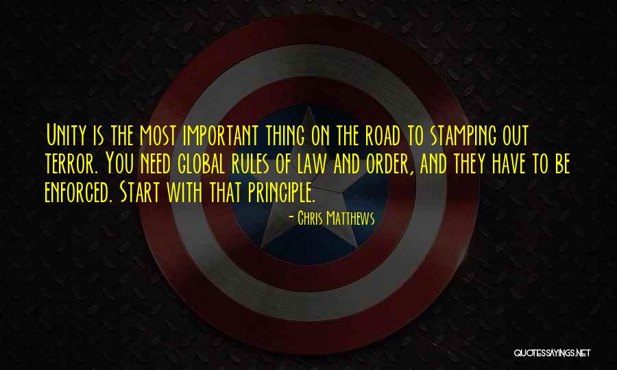 The Road Important Quotes By Chris Matthews