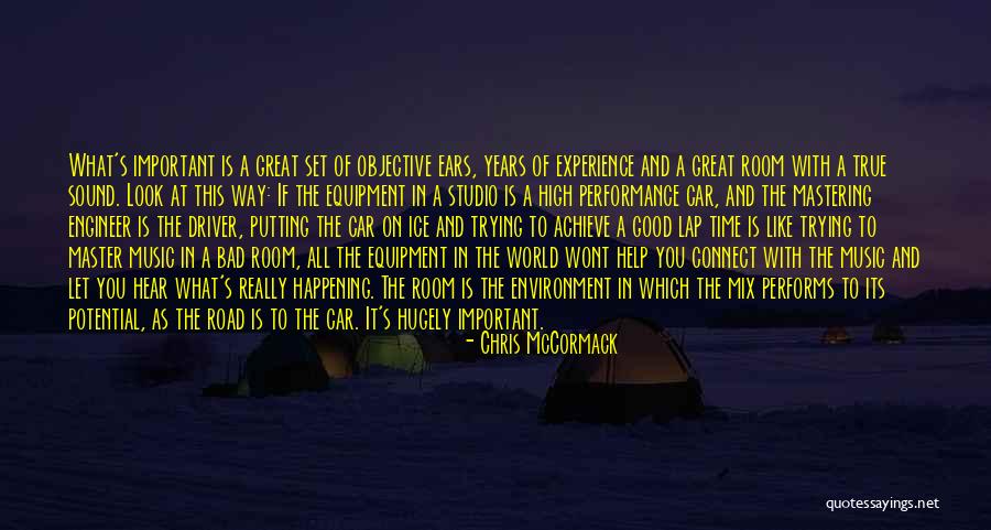 The Road Important Quotes By Chris McCormack