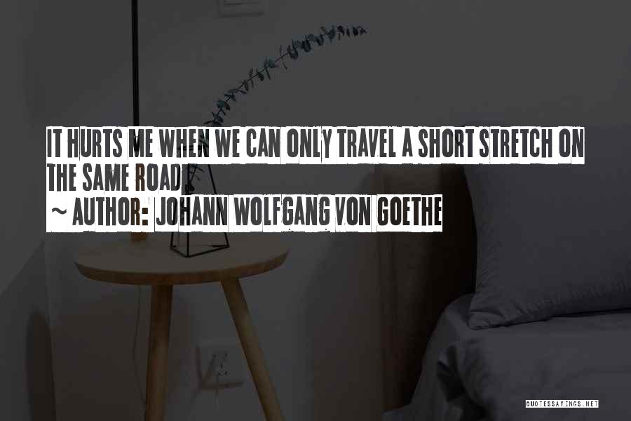 The Road We Travel Quotes By Johann Wolfgang Von Goethe