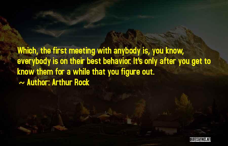 The Rock Best Quotes By Arthur Rock