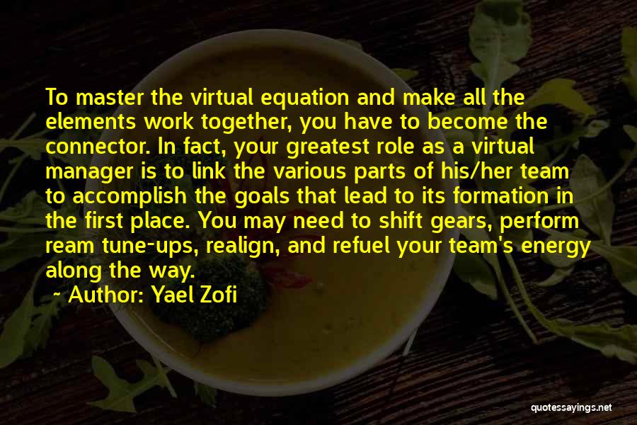 The Role Of A Manager Quotes By Yael Zofi