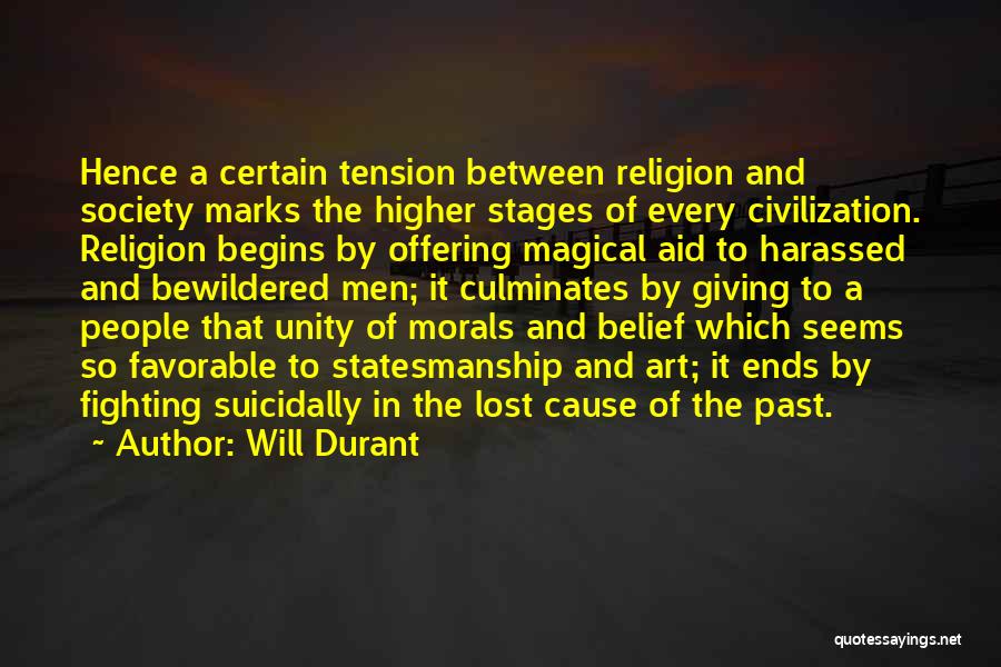 The Role Of Art In Society Quotes By Will Durant