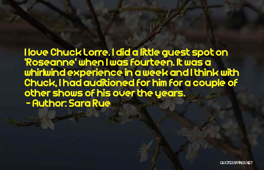 The Rue Quotes By Sara Rue