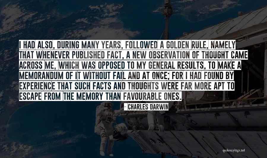 The Rule Of Thoughts Quotes By Charles Darwin The Rule Of Thoughts Quotes By Charles Darwin