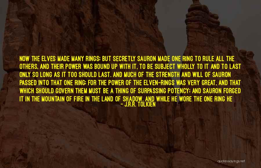 The Rule Of Thoughts Quotes By J.R.R. Tolkien The Rule Of Thoughts Quotes By J.R.R. Tolkien