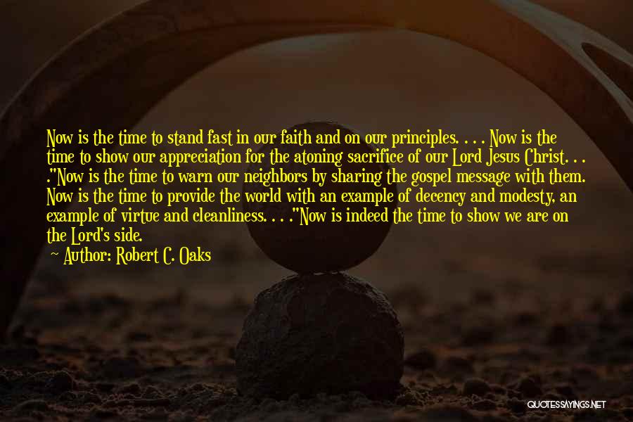 The Sacrifice Of Jesus Quotes By Robert C. Oaks