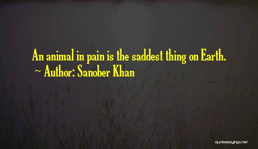 The Saddest Thing Quotes By Sanober Khan