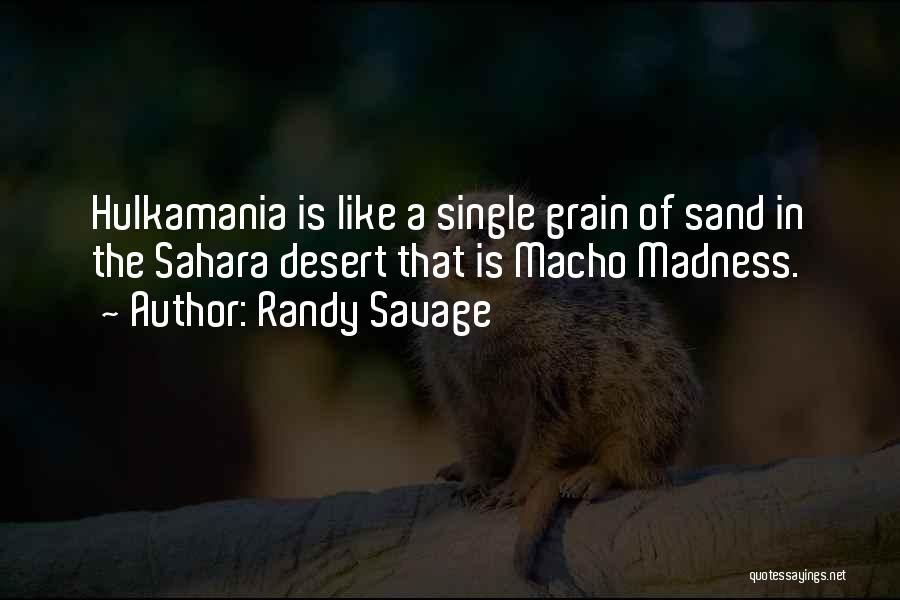 The Sahara Desert Quotes By Randy Savage