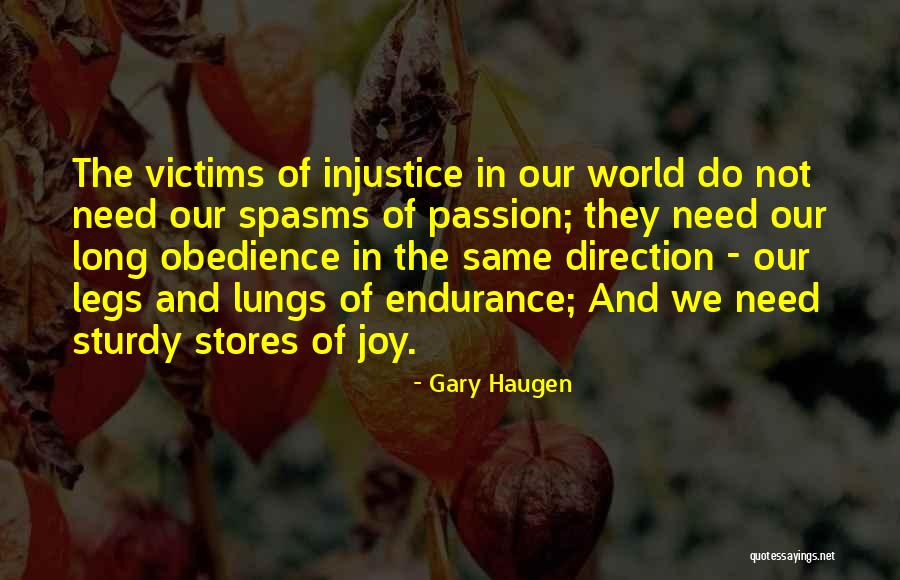 The Same Direction Quotes By Gary Haugen