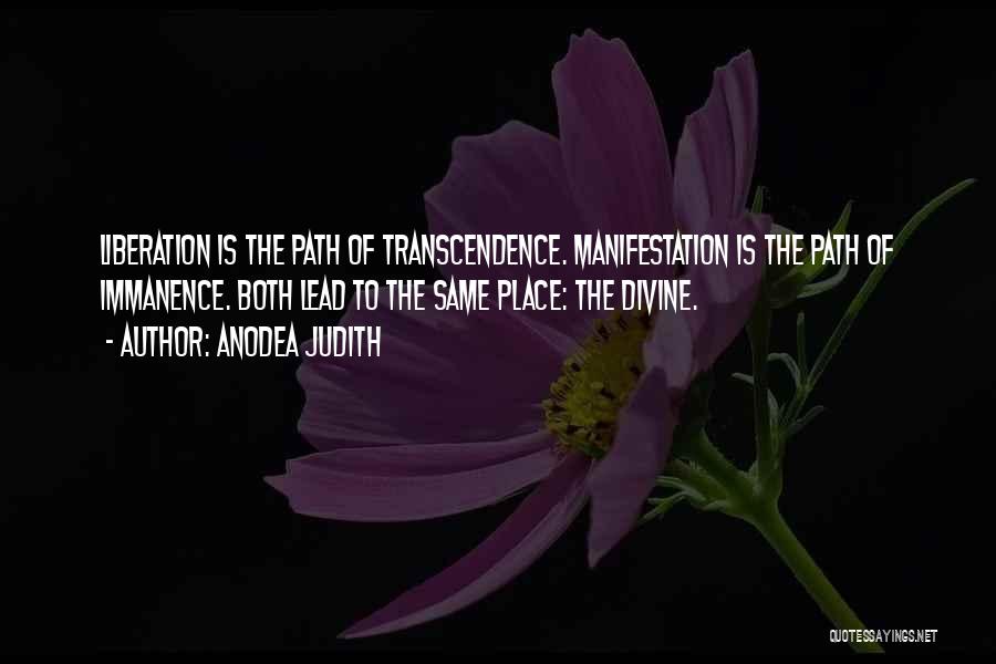 The Same Path Quotes By Anodea Judith