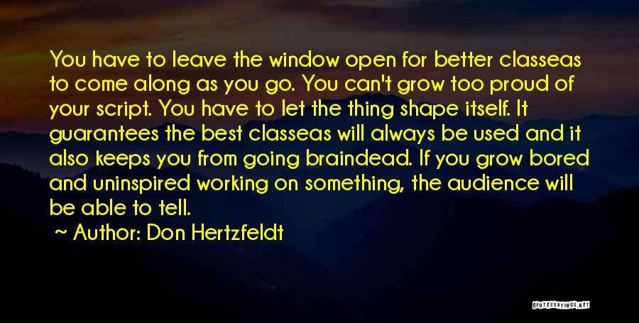 The Script Best Quotes By Don Hertzfeldt