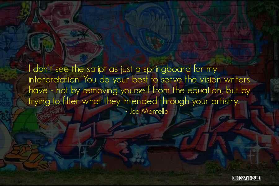 The Script Best Quotes By Joe Mantello The Script Best Quotes By Joe Mantello