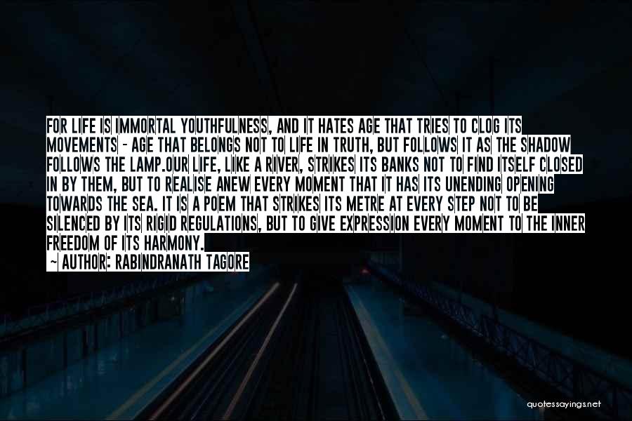The Sea And Freedom Quotes By Rabindranath Tagore