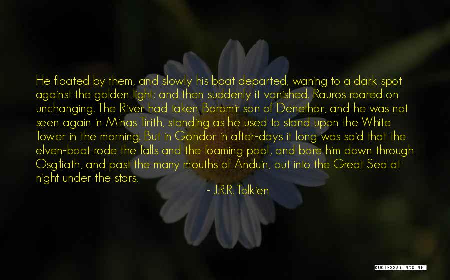 The Sea At Night Quotes By J.R.R. Tolkien The Sea At Night Quotes By J.R.R. Tolkien
