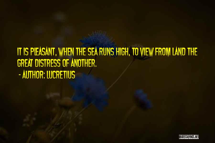 The Sea The Sea Quotes By Lucretius