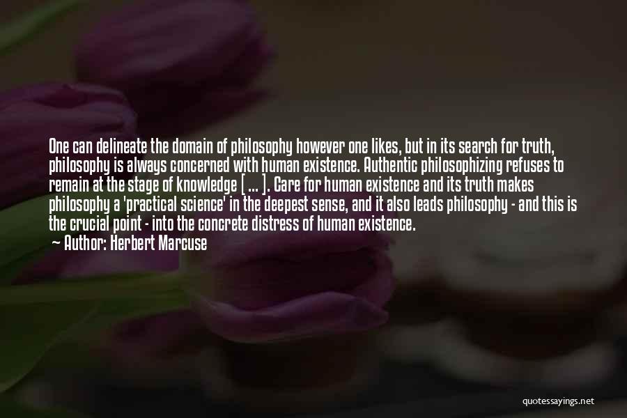 The Search For Knowledge Quotes By Herbert Marcuse