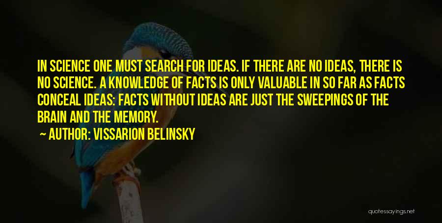 The Search For Knowledge Quotes By Vissarion Belinsky