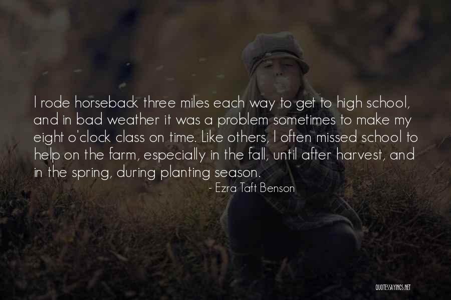The Season Fall Quotes By Ezra Taft Benson The Season Fall Quotes By Ezra Taft Benson