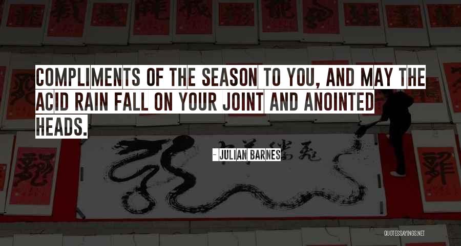 The Season Fall Quotes By Julian Barnes