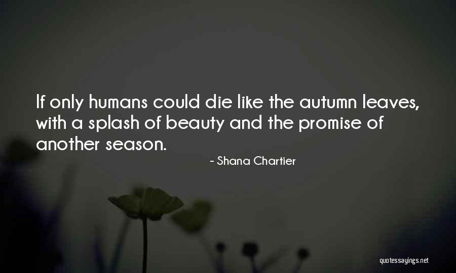 The Season Fall Quotes By Shana Chartier