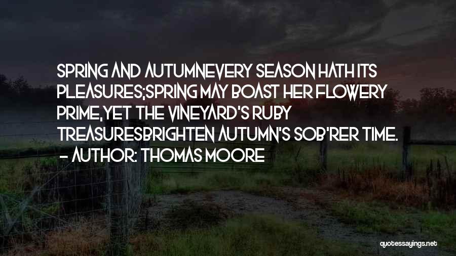 The Seasons Fall Quotes By Thomas Moore