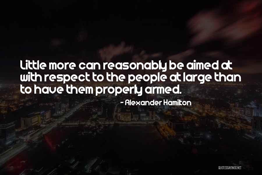 The Second Amendment Quotes By Alexander Hamilton