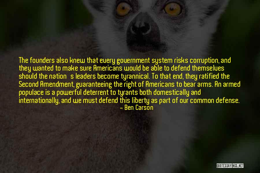 The Second Amendment Quotes By Ben Carson