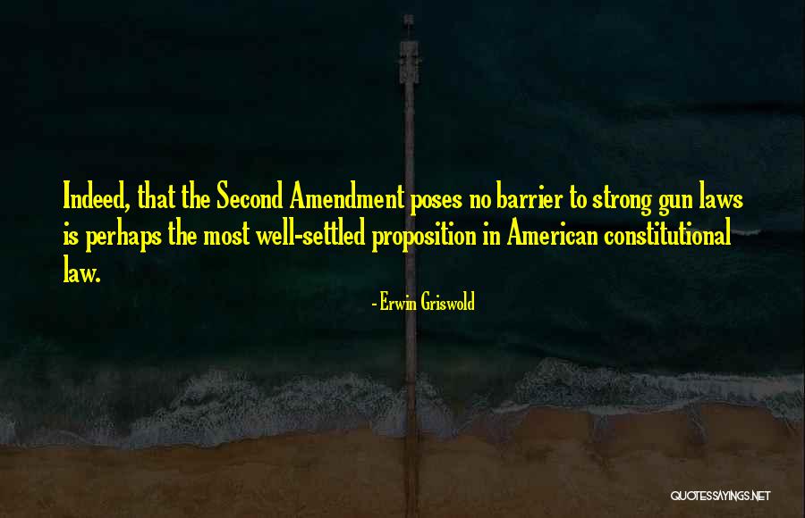 The Second Amendment Quotes By Erwin Griswold