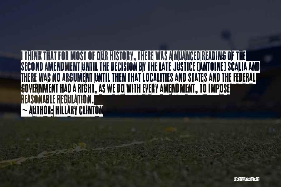 The Second Amendment Quotes By Hillary Clinton