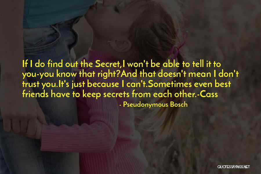 The Secret Book Quotes By Pseudonymous Bosch