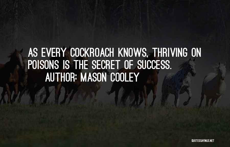 The Secret Of Success Quotes By Mason Cooley