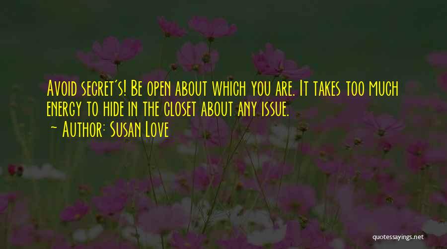 The Secret Quotes By Susan Love