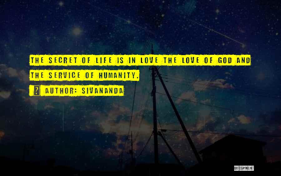 The Secret Service Quotes By Sivananda