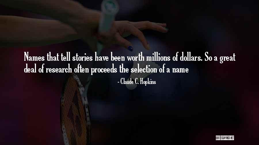 The Selection Stories Quotes By Claude C. Hopkins The Selection Stories Quotes By Claude C. Hopkins