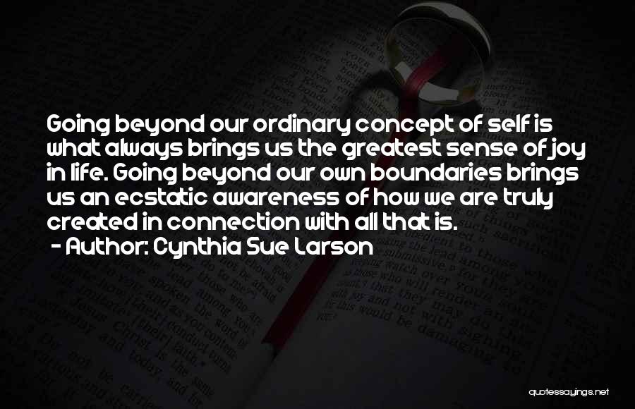 The Self Concept Quotes By Cynthia Sue Larson