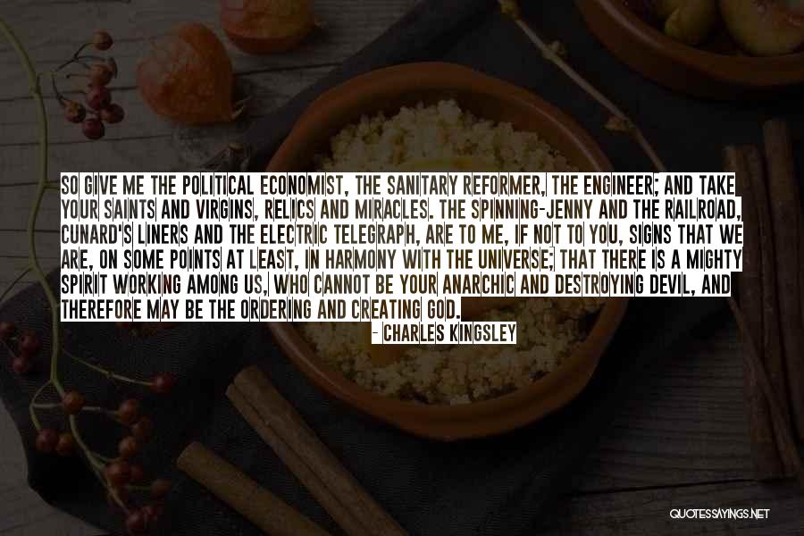 The Self Creating Universe Quotes By Charles Kingsley The Self Creating Universe Quotes By Charles Kingsley